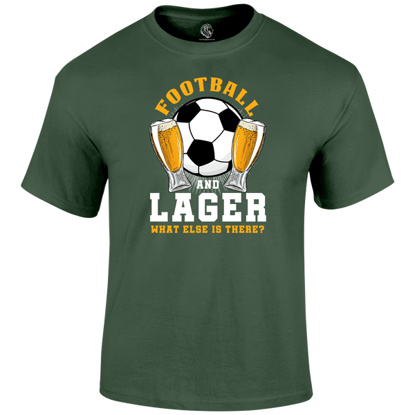 Football And Lager T Shirt