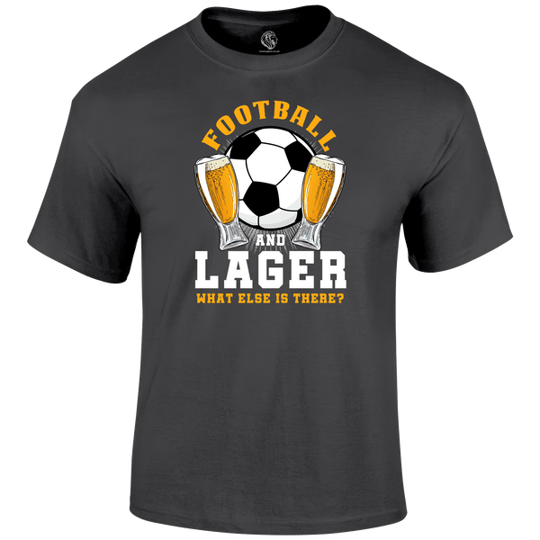 Football And Lager T Shirt