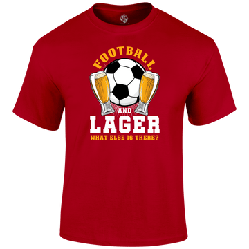 Football And Lager T Shirt