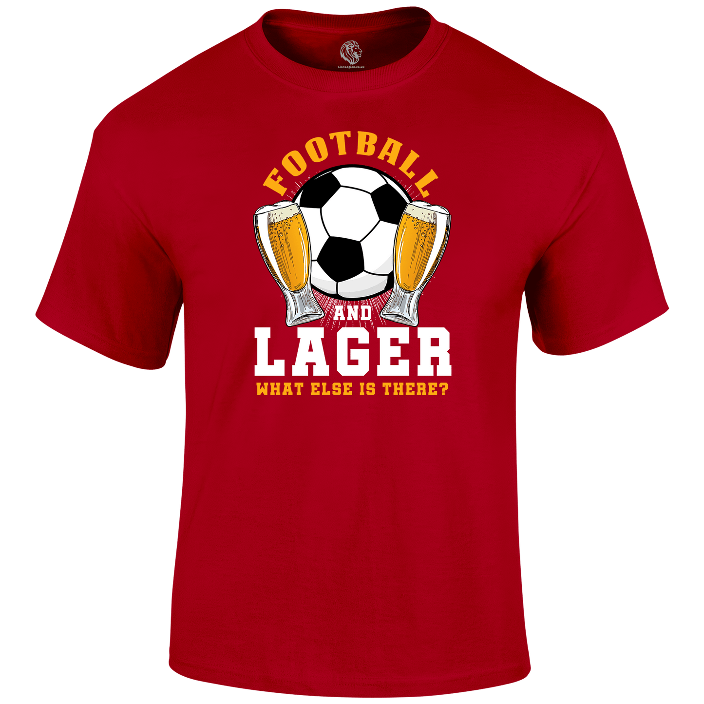 Football And Lager T Shirt