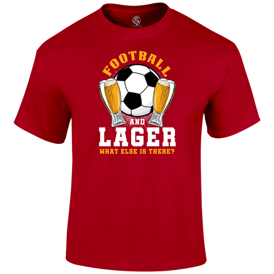 Football And Lager T Shirt