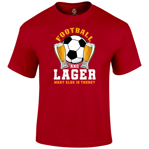 Football And Lager T Shirt