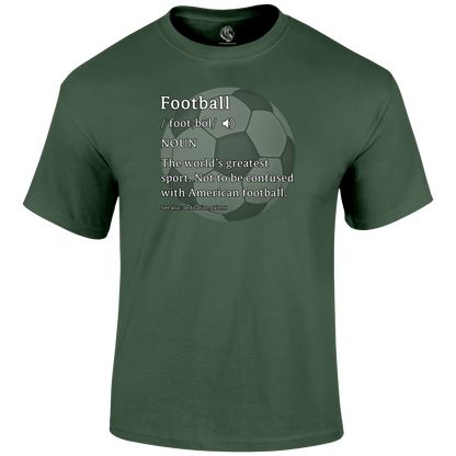 Funny Football T Shirts dictionary Definition