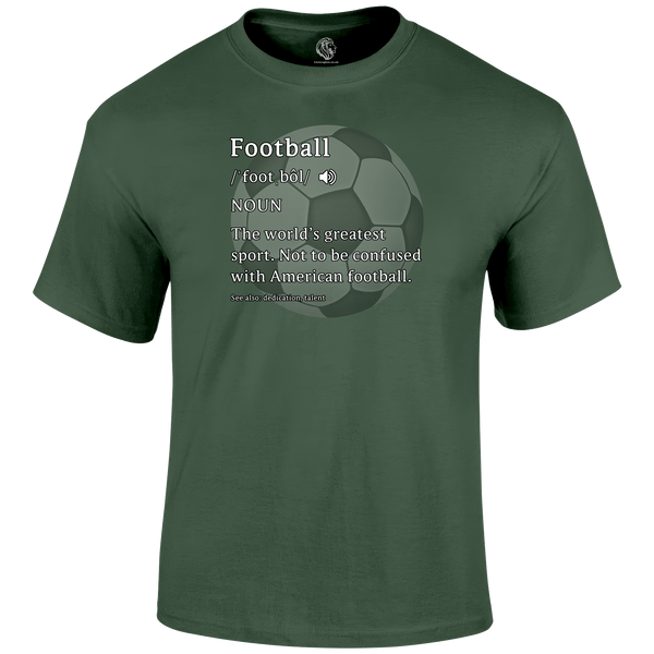 Funny Football T Shirts dictionary Definition