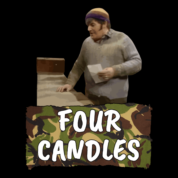 Funny Sweatshirt Four Candles fork handles