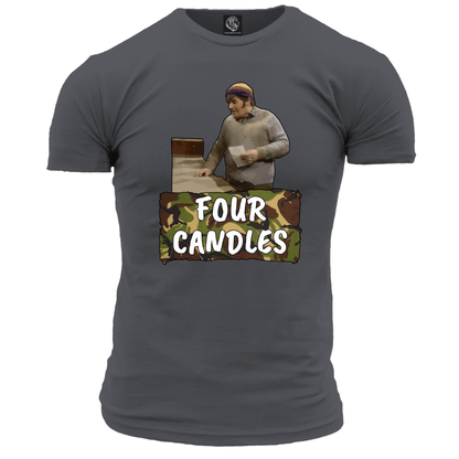 Four Candles T Shirt