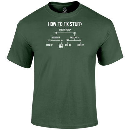 How To Fix Stuff T Shirt by Lion Legion 