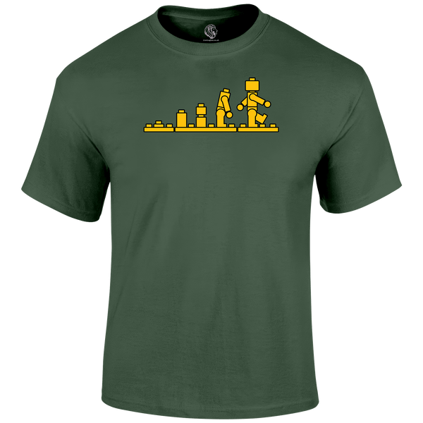 Evolution Blocks T Shirt by Lion Legion 