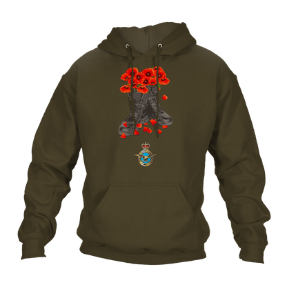 RAF Poppy Boots Hoodie