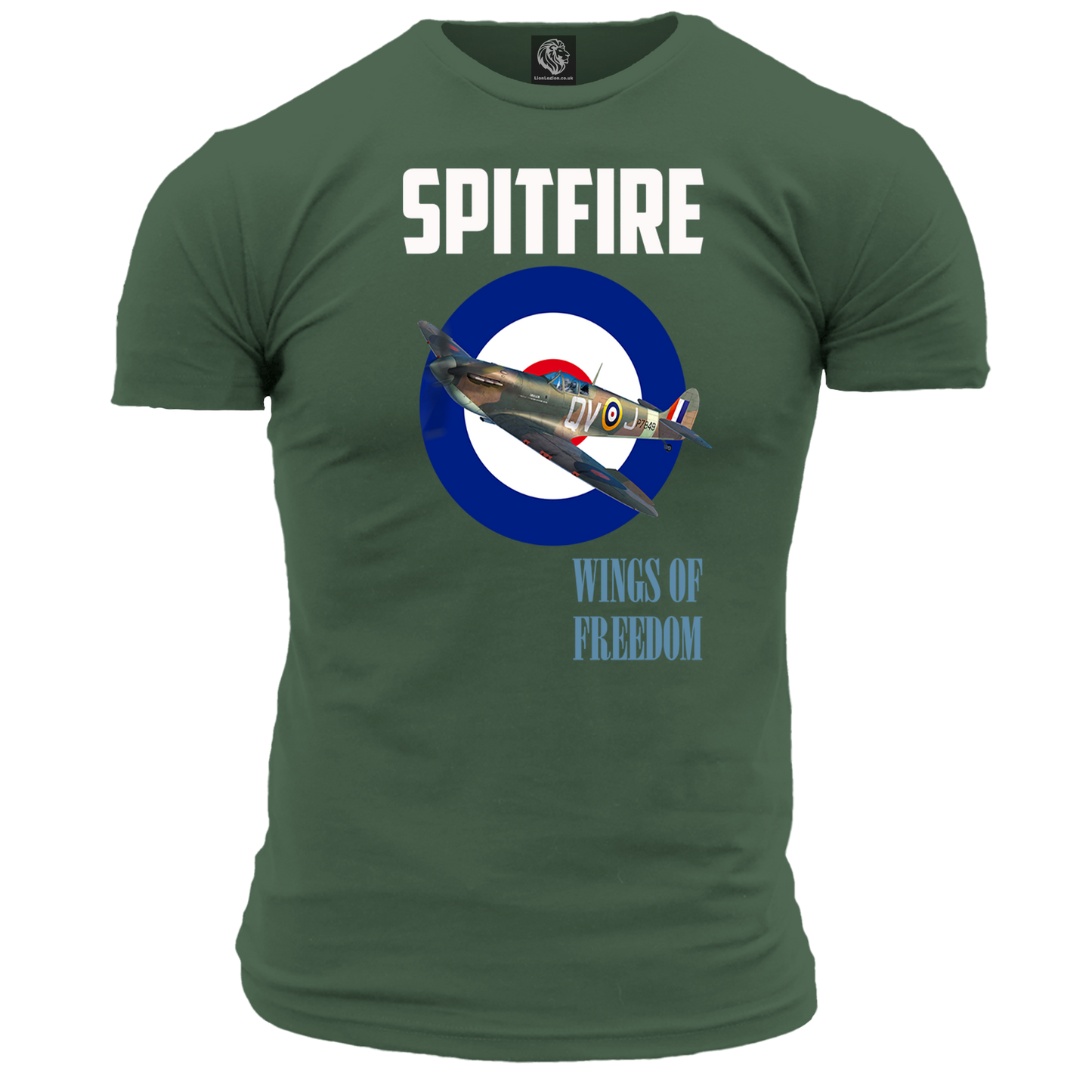 Spitfire Wings Of Freedom T Shirt