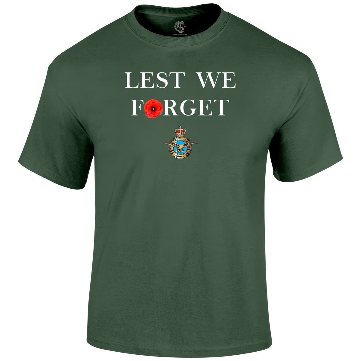 RAF Lest We Forget T Shirt