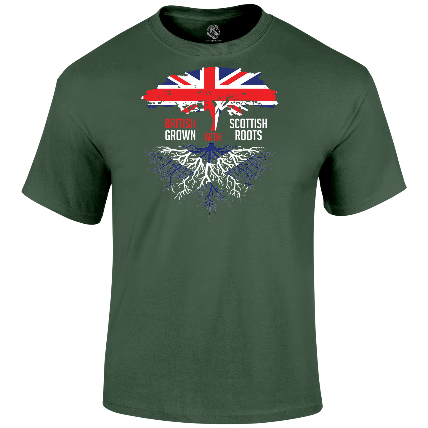 Scottish Roots T Shirt by Lion Legion 