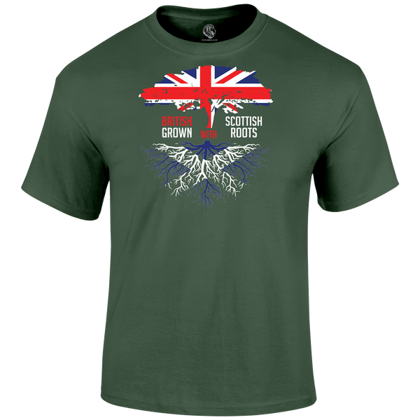 Scottish Roots T Shirt by Lion Legion 