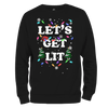 Funny Christmas Jumper Get Lit