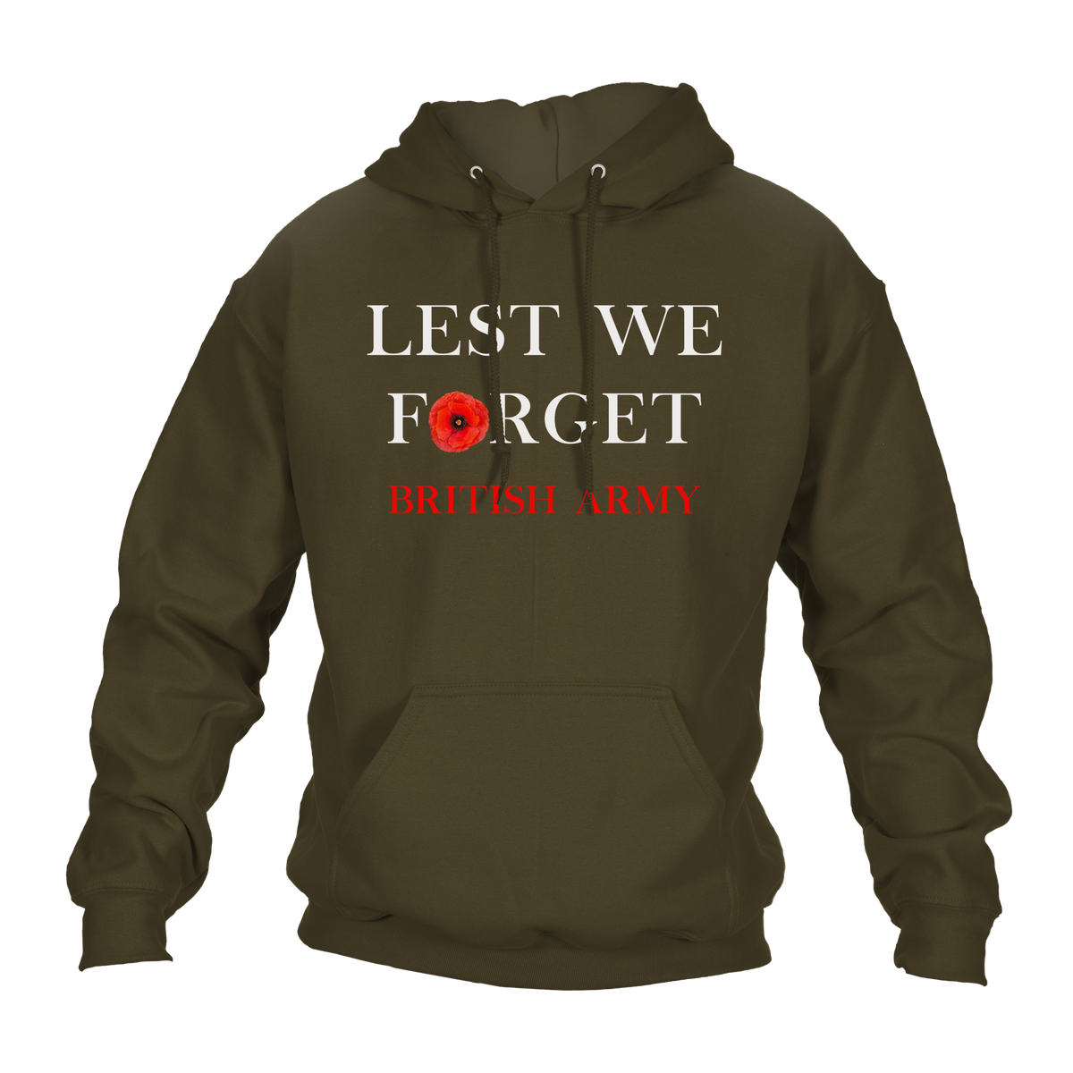 British Army Lest We Forget Hoodie