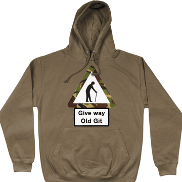 Veteran Hoodie Give Way Old Git