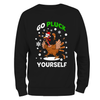 Funny Christmas Jumper Go Pluck Yourself