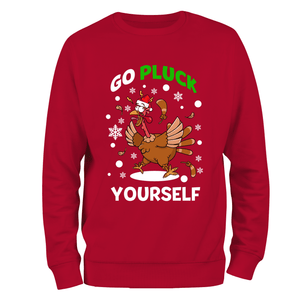 Go Pluck Yourself Christmas Jumper
