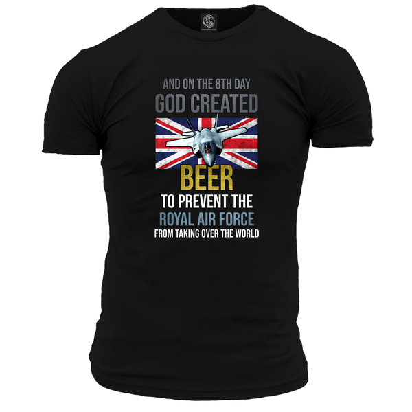 God Created Beer (RAF) T Shirt