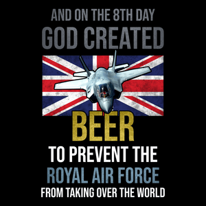 God Created Beer (RAF) Unisex T Shirt