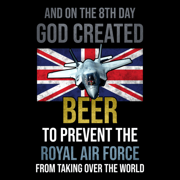 God Created Beer (RAF) Unisex T Shirt