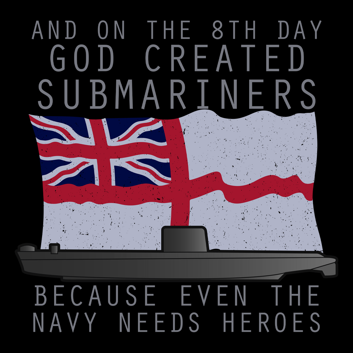 God Created Diesel Submariners T Shirt