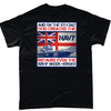 God Created The Navy T Shirt