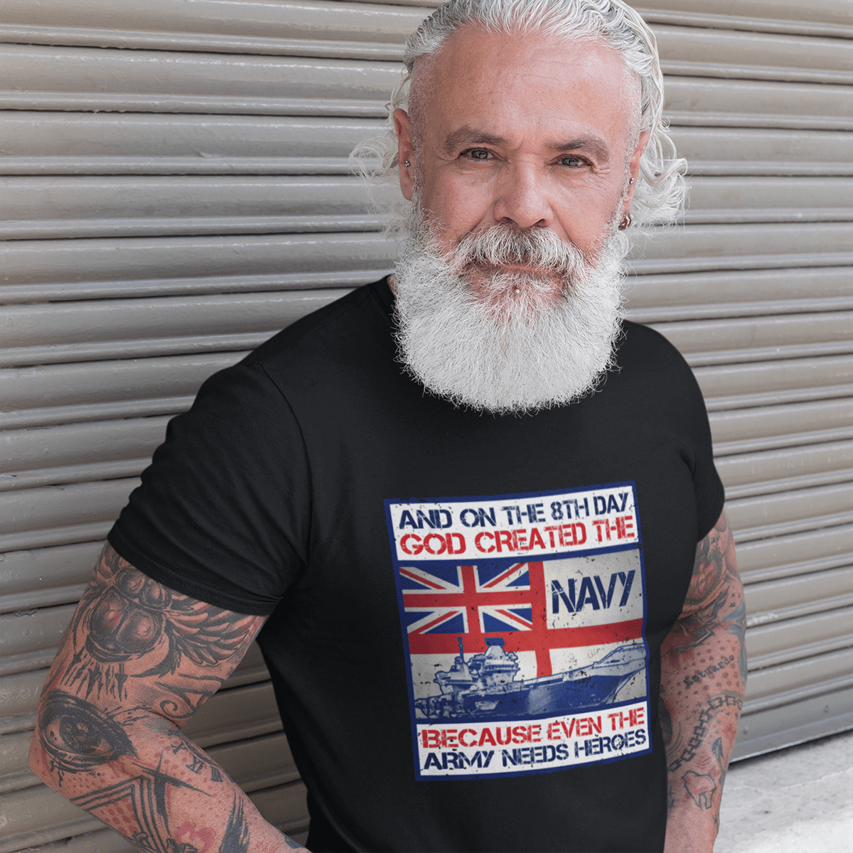 God Created The Navy Unisex T Shirt
