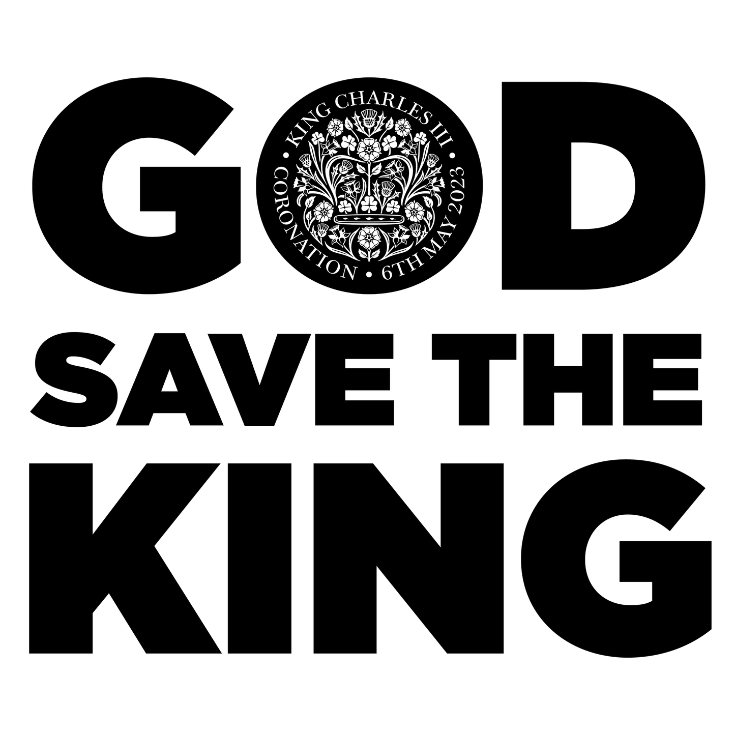 God Save The King Emblem Jumbo Mug