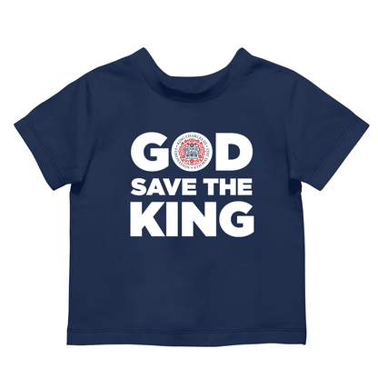 God Save The King Emblem Kids Shirt