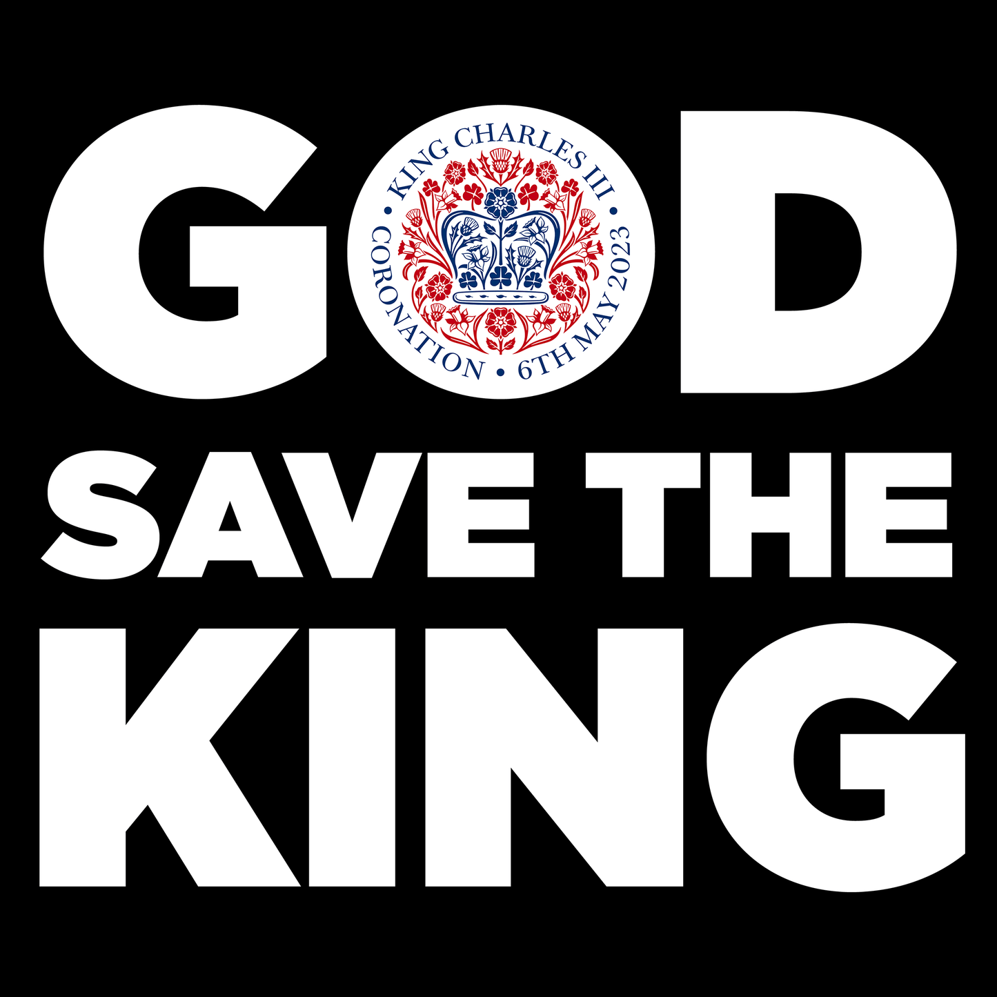 God Save The King Emblem Polo Shirt