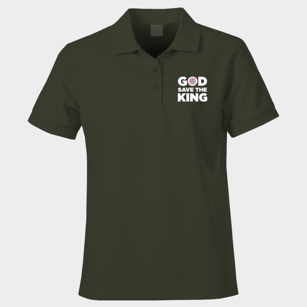 God Save The King Emblem Polo Shirt