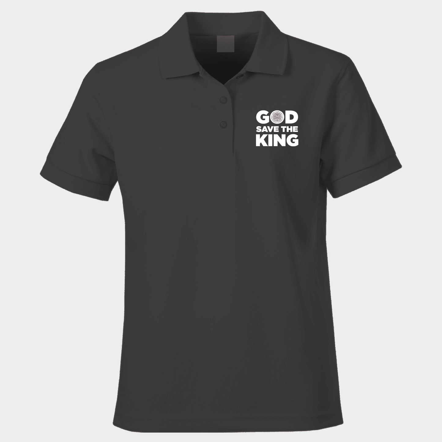 God Save The King Emblem Polo Shirt