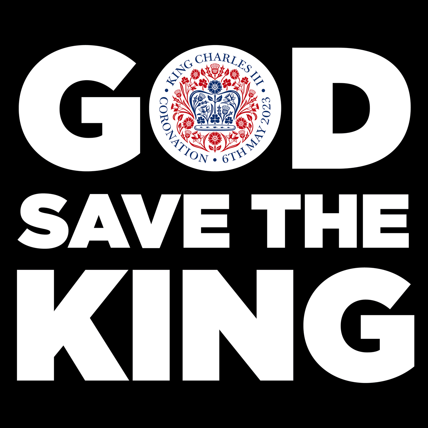 God Save The King Emblem Sweatshirt