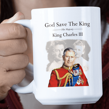 God Save The King Jumbo Mug