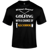 Funny Golf Shirts Golf Forecast T Shirt