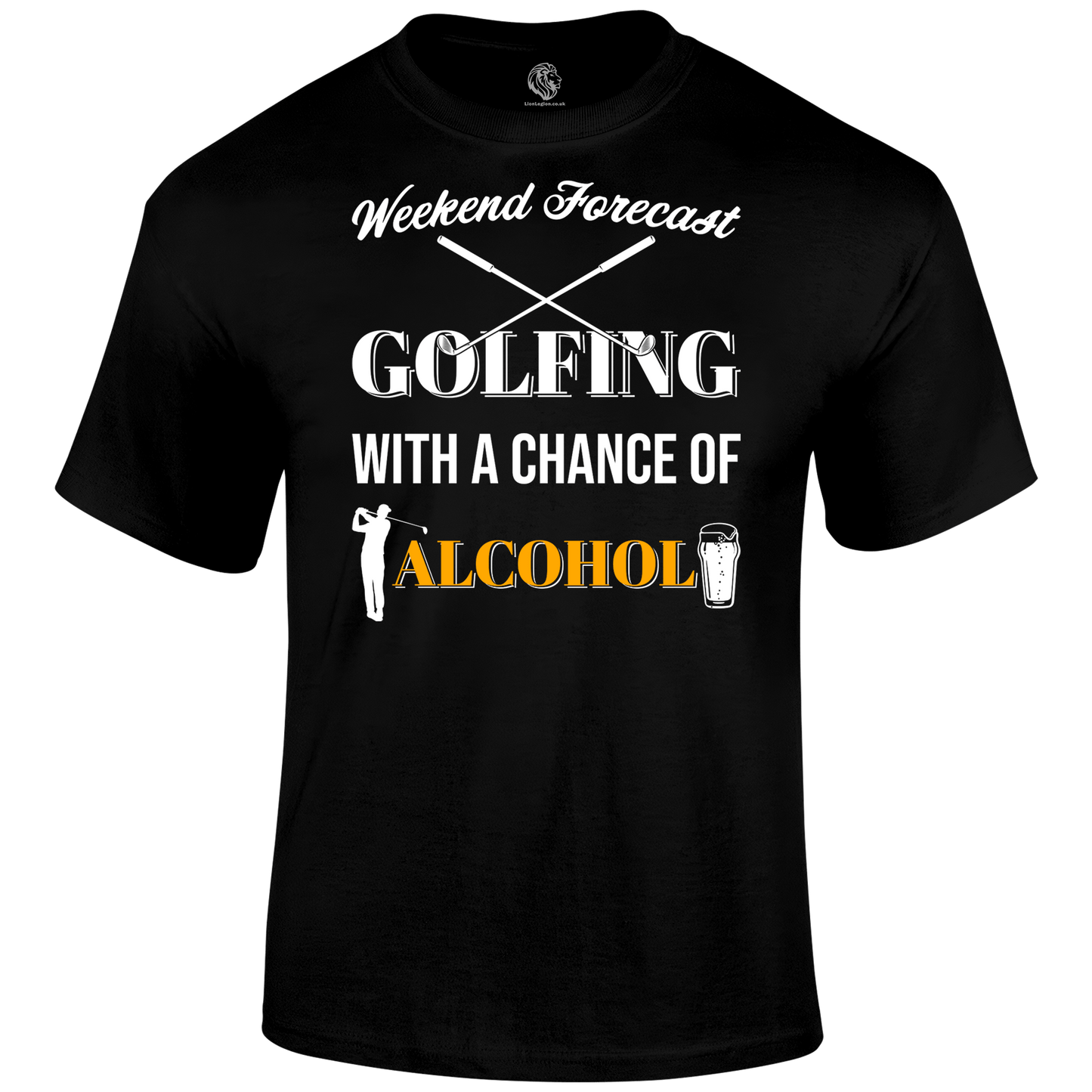Funny Golf Shirts Golf Forecast T Shirt