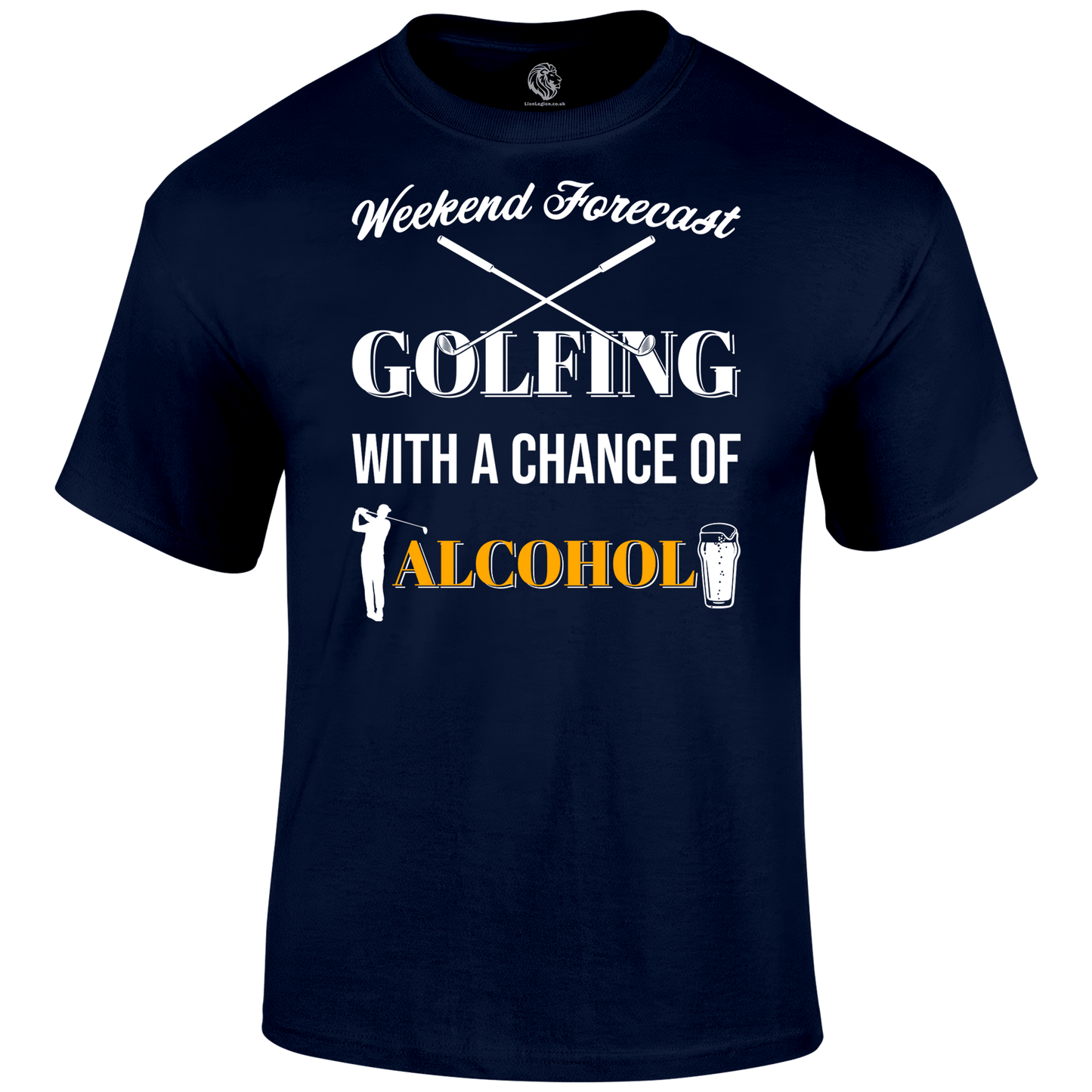 Funny Golf Shirts Golf Forecast T Shirt