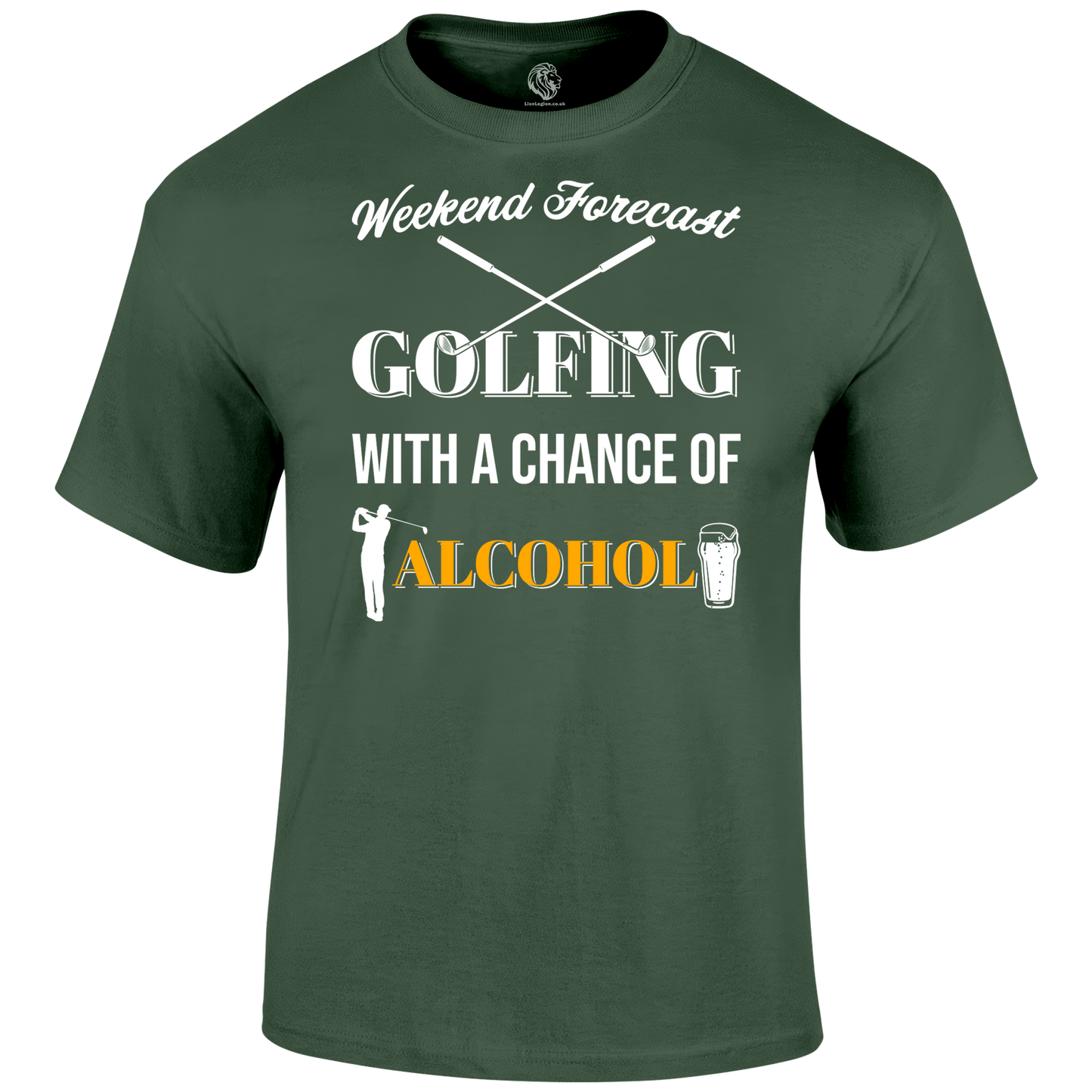 Funny Golf Shirts Golf Forecast T Shirt