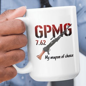 GPMG, My Weapon Of Choice Jumbo Mug
