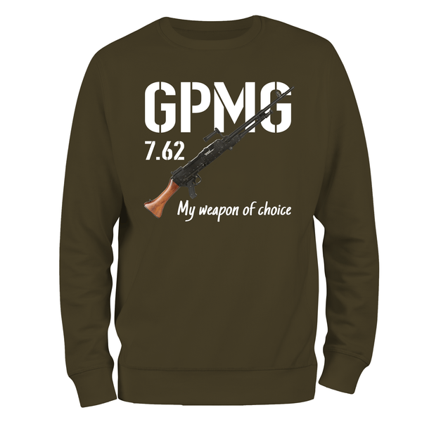 GPMG, My Weapon Of Choice Sweatshirt