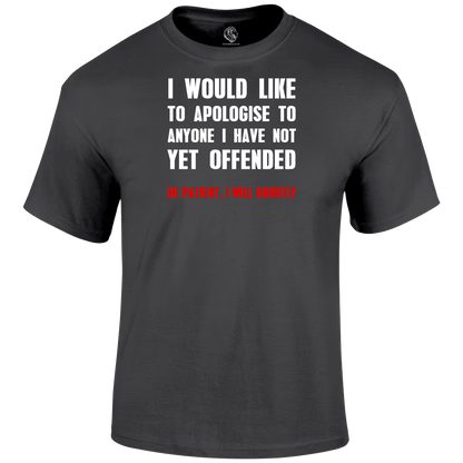 Apologise T Shirt by Lion Legion 