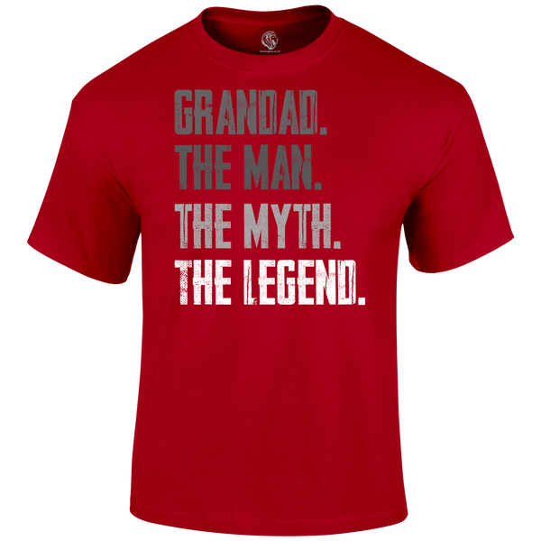 Father's Day T Shirt Grandad Legend