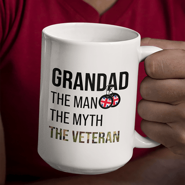 Grandad The Man The Myth Jumbo Mug