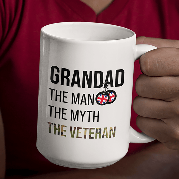 Grandad The Man The Myth Jumbo Mug