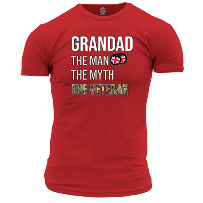 Grandad The Man The Myth T Shirt