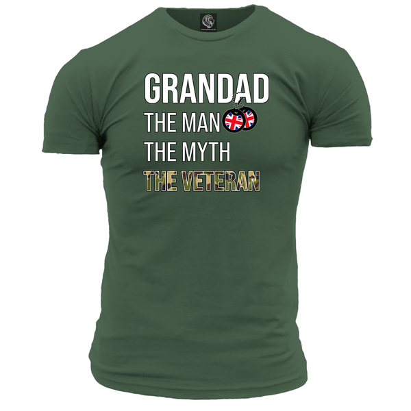Grandad The Man The Myth T Shirt