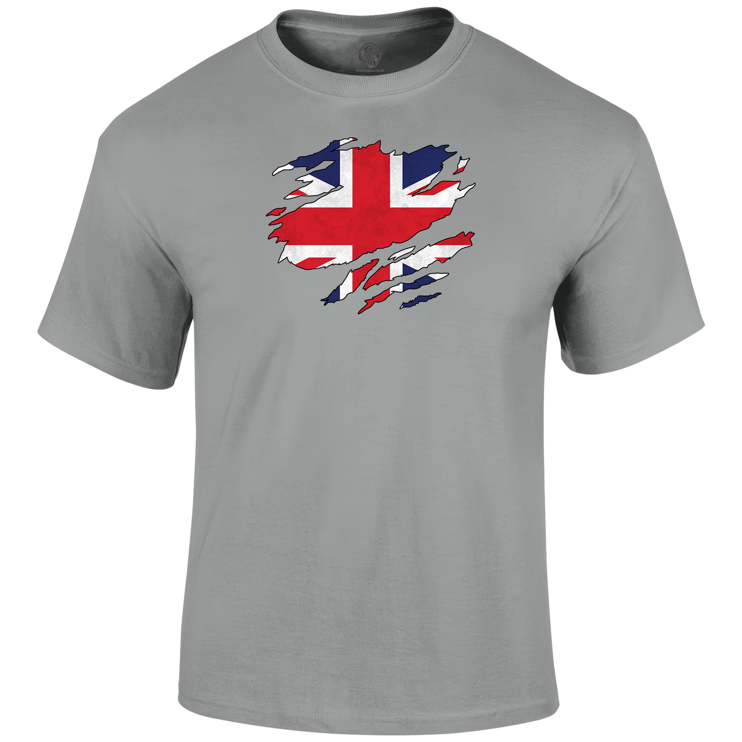 Ripped Union Jack T Shirt