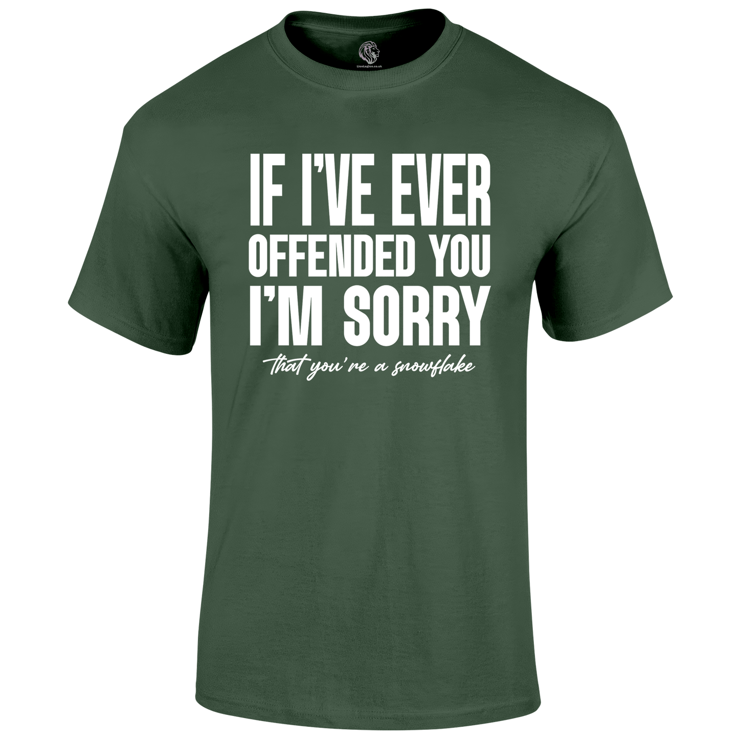 I'm Sorry T Shirt by Lion Legion 