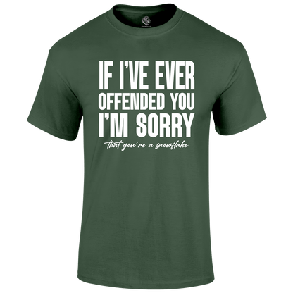 I'm Sorry T Shirt by Lion Legion 